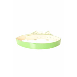 Ceinture Verte, boucle motif feuilles BG-PO44