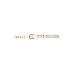 Ceinture blanc à clous avec boucle. SG-0971