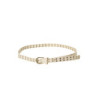 Ceinture blanc à clous avec boucle. SG-0971