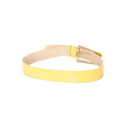 Ceinture rouge, boucle à strass. B6-0066