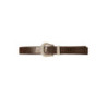 Ceinture Marron style croco avec boucle fantaisie à strass D7288