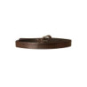 Ceinture Marron style croco avec boucle fantaisie à strass D7288