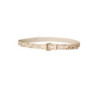Ceinture Taupe fine avec petite boucle SG-0974
