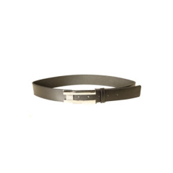 Ceinture Noire avec boucle rectangle à strass BG8001-61