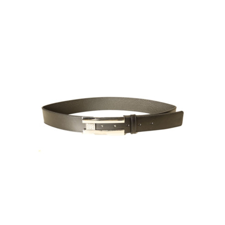 Ceinture Noire avec boucle rectangle à strass BG8001-61