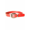 Ceinture Rouge large avec grosse boucle arrondi CE 747