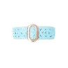 Ceinture bleu à détails et clous. SG-0421
