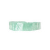 Ceinture verte égère à motif étoiles et boucle rectangle. étoiles
