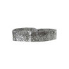 Ceinture noir légère à motif étoiles et boucle rectangle. étoiles