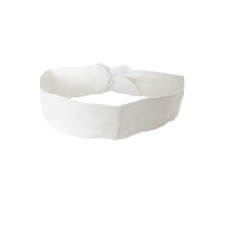 Ceinture blanche légère a boucle forme papillon. BG-PO38