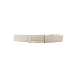 Ceinture PVC Grise boucle argent. SG0731