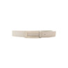 Ceinture PVC Grise boucle argent. SG0731