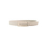 Ceinture PVC Grise boucle argent. SG0731