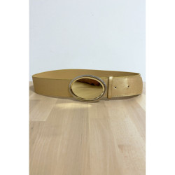 Ceinture doré avec boucle miroir