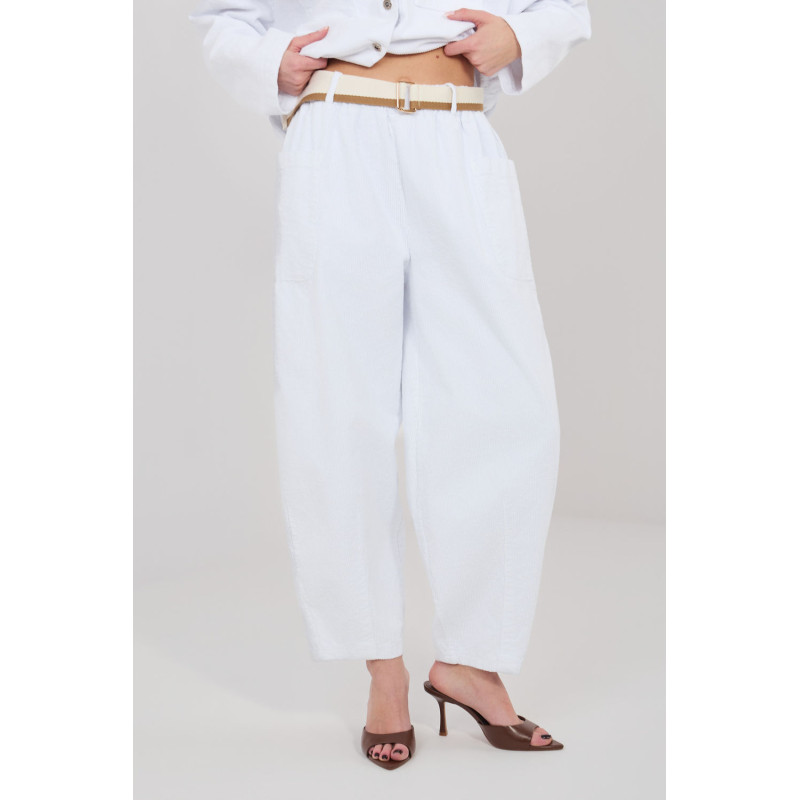 Pantalon Rue Paris Pantalon en velours côtelé 225425