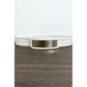 Ceinture blanche avec longue boucle rectangulaire