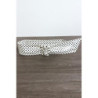 Ceinture en simili blanc à poids noir