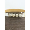 Ceinture beige avec 4 pierres beige à la boucle
