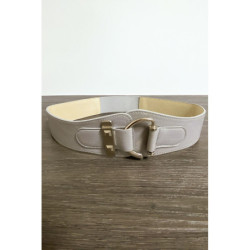Ceinture grise avec forme ovale