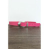 Ceinture femme en fuchsia avec joli boucle en métal CE606
