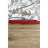 Ceinture tressé en simili rouge