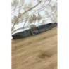Ceinture tressé en simili gris