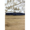 Ceinture tressé en simili marine