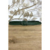 Ceinture tressé en simili vert canard