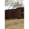 Grosse ceinture marron avec joli motif