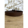 Grosse ceinture marron avec joli motif