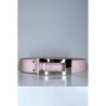 Ceinture rose avec boucle argenté