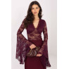 Blouse Factory Price Blouse en dentelle 222813