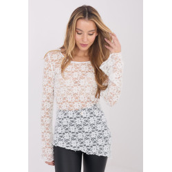 Blouse Factory Price Blouse en dentelle 222814