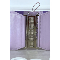Ceinture de taille lila avec lacet au dos