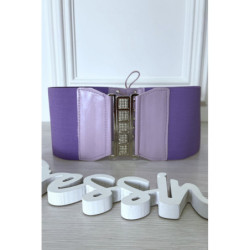 Ceinture de taille lila avec lacet au dos