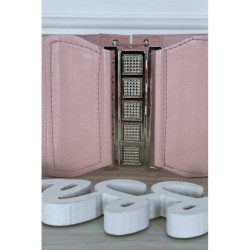 Ceinture de taille rose avec lacet au dos