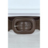 Ceinture tendance marron en simili