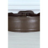 Ceinture tendance marron en simili