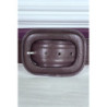 Ceinture tendance violette en simili