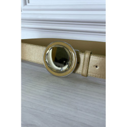 Ceinture dorée avec boucle bijoux