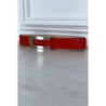 Ceinture rouge avec boucle rectangle