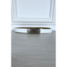 Ceinture blanche fine avec boucle rectangle