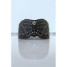 Ceinture à clou en simili cuir gris style bohème rock