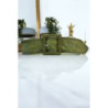 Ceinture verte femme effet usé vintage