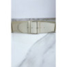 Grosse ceinture beige. Ceinture femme