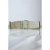Grosse ceinture beige. Ceinture femme