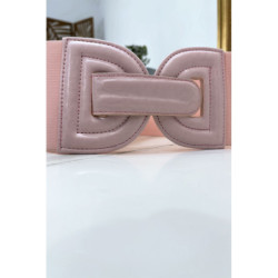 Grosse ceinture élastique avec boucle en forme de D