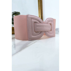 Grosse ceinture élastique avec boucle en forme de D