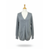 Gilet gris Cardigan Maille Douce - Col V