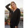 Gilet noir Cardigan Maille Douce - Col V